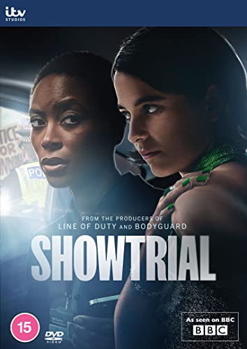 DVD cover for "Showtrial" featuring two women with serious expressions.