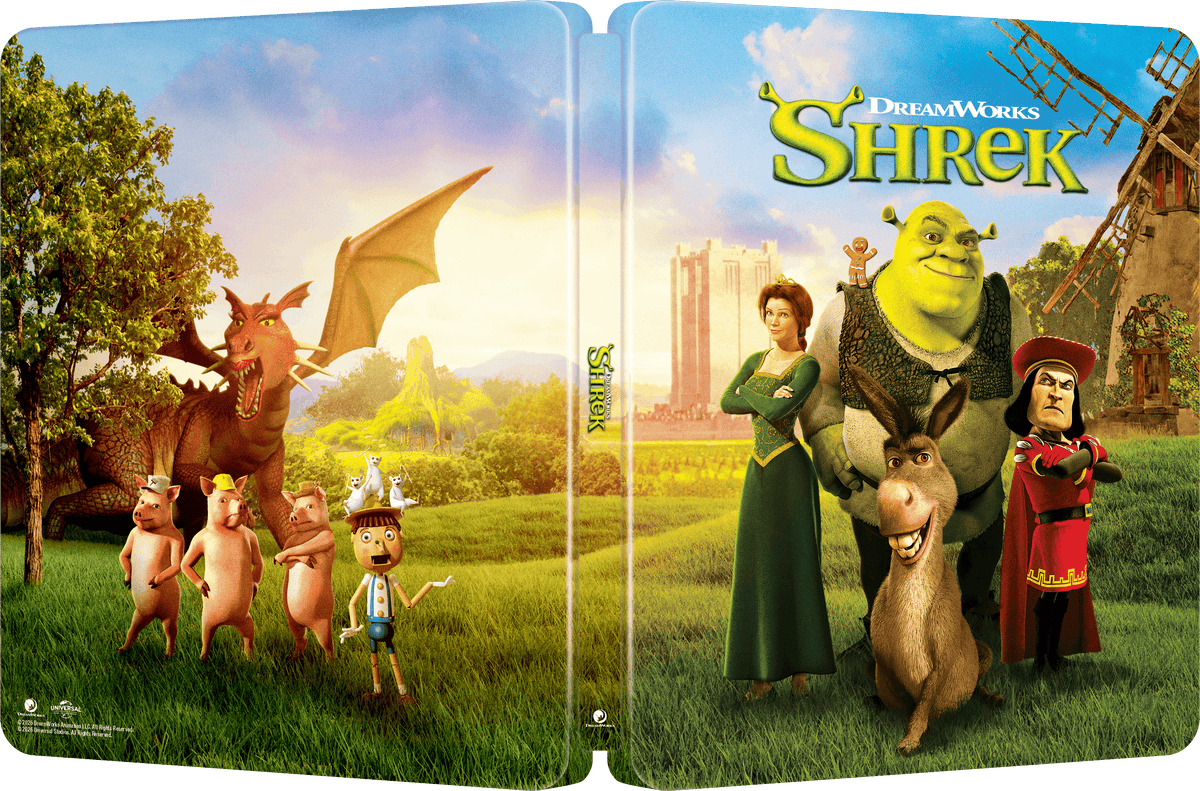 SHREK 25TH ANNIVERSARY 4K UHD & BD STEELBOOK [Blu-ray]