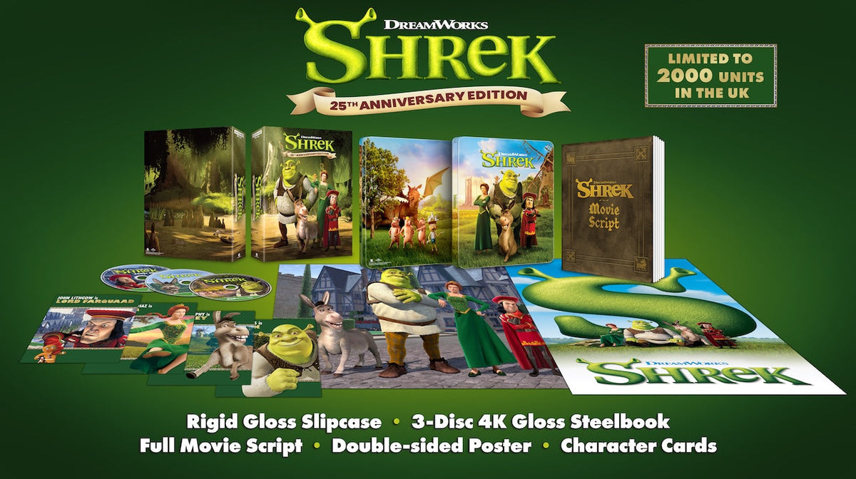 SHREK 25TH ANNIVERSARY COLLECTORS ED [Blu-ray]