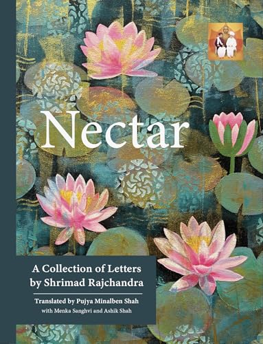 Book cover with pink lotus flowers and title “Nectar”.