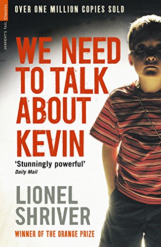 Book cover: "We Need to Talk About Kevin" featuring a boy’s portrait.