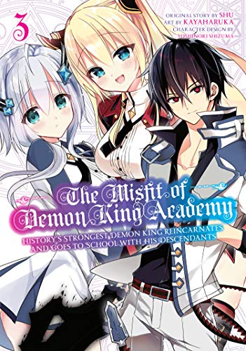 Book cover featuring three anime-style characters and bold title text.