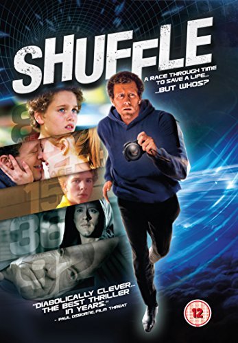 DVD cover for "Shuffle" featuring people running and distressed faces.