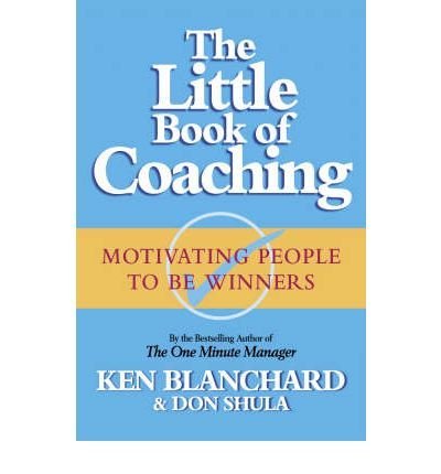 The book cover for The Little Book of Coaching by Ken Blanchard and Don Shula.