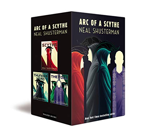 Boxed set of three young adult dystopian novels, "Arc of a Scythe.