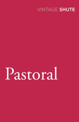 Red book cover with white text reading "Pastoral" and "Vintage Shute".