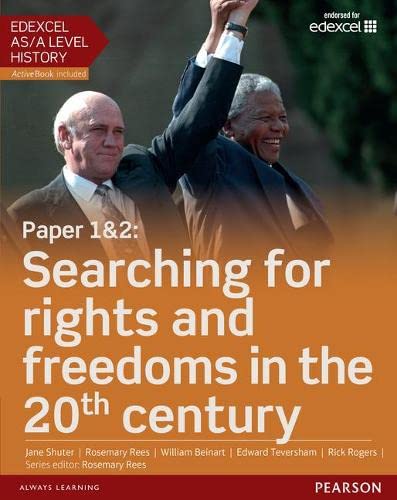 History textbook cover featuring Nelson Mandela and F.W. de Klerk.