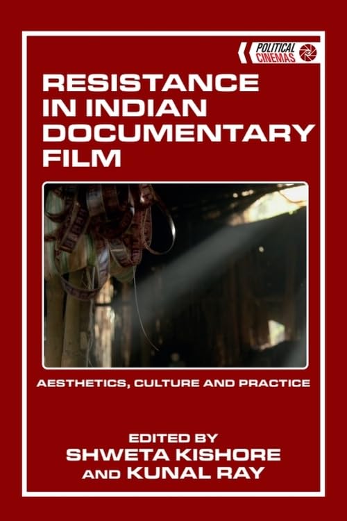 Book cover: “Resistance in Indian Documentary Film” with film reel image.