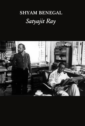 Black and white film poster featuring portraits of Satyajit Ray and Shyam Benegal.