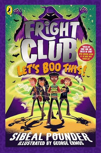 Book cover: "Fright Club" with a group of kids and spooky imagery.