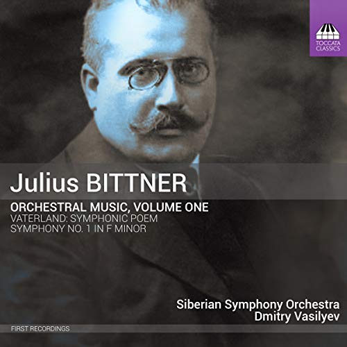 CD cover featuring a portrait of composer Julius Bittner in sepia tones.