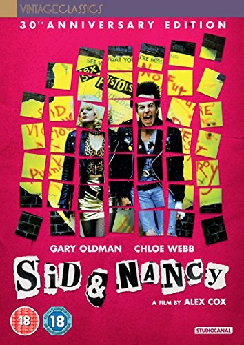 DVD cover for "Sid and Nancy" featuring Gary Oldman and Chloe Webb.