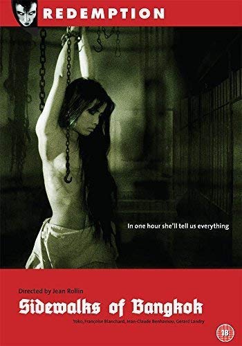 DVD cover for Sidewalks of Bangkok featuring a woman with chained wrists.
