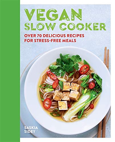 Cookbook cover featuring a bowl of vegan noodle soup with tofu.