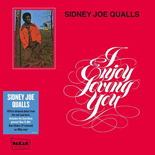 Red album cover featuring a portrait of Sidney Joe Qualls and cursive text.