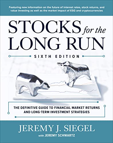 Book cover for Stocks for the Long Run, Sixth Edition, by Jeremy J. Siegel.