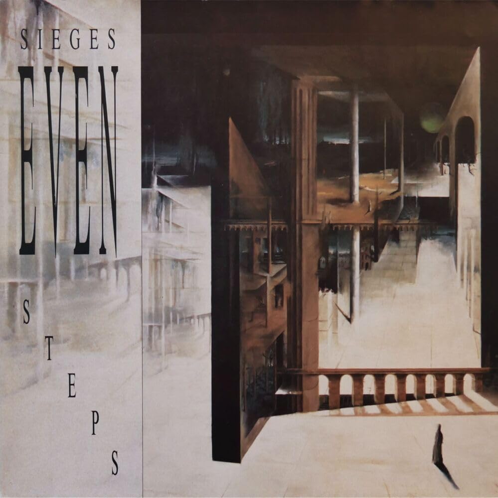 Sieges Even “Steps” vinyl album cover with a blurred staircase image.