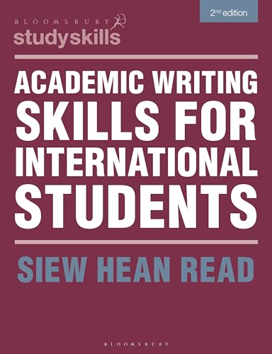 Book cover: "Academic Writing Skills for International Students," 2nd edition.