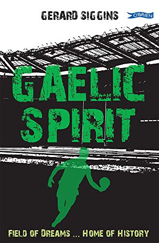 Book cover with green text, a silhouetted rugby player, and stadium backdrop.