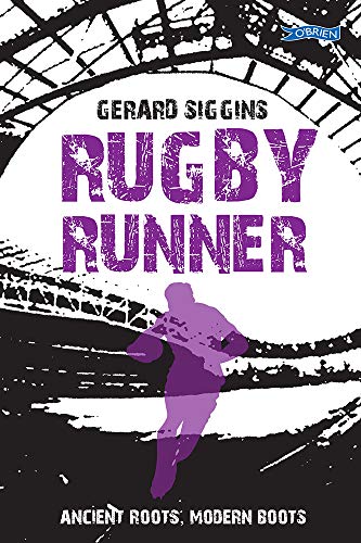 Book cover: "Rugby Runner" with silhouette of a player running.