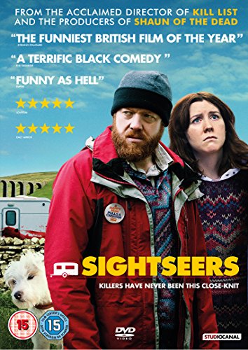 DVD cover featuring a man and woman standing outdoors with a small white dog.