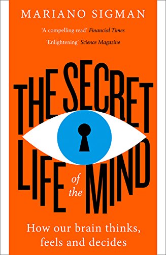 Book cover: eye with keyhole, title "The Secret Life of the Mind".