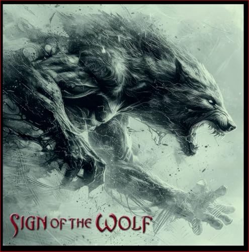 Dramatic illustration of a snarling werewolf with the album title below.