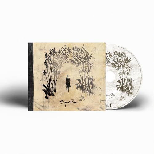 Sigur Rós “Takk…” CD case and disc with floral, sketched artwork.