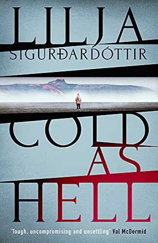 Book cover with a lone figure standing on a vast, misty landscape under dark slashes.
