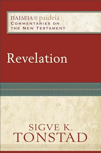 Red book cover with "Revelation" title and author Sigve K. Tonstad.