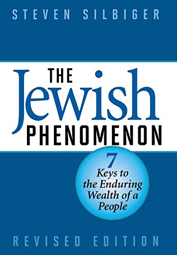 Book cover for The Jewish Phenomenon by Steven Silbiger with blue and white design.