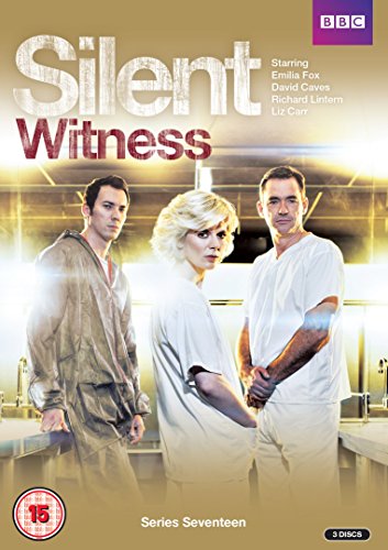 DVD cover for Silent Witness Series 17 featuring three cast members in a laboratory.