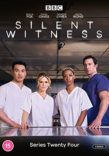 DVD cover for "Silent Witness" Series 24 featuring four forensic pathologists.