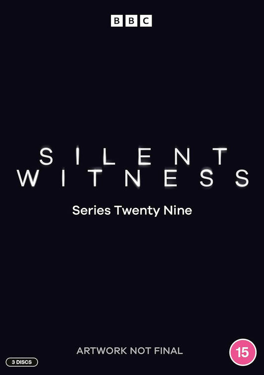 DVD cover for Silent Witness Series Twenty Nine with BBC logo and 15 rating.