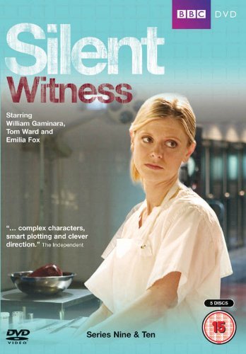 DVD cover for "Silent Witness" series 9 & 10, featuring Emilia Fox.