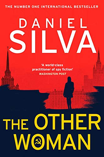 Book cover: red background, silhouetted figure, and city skyline.