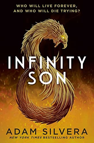 Book cover featuring a golden, swirling eagle silhouette against a dark background.