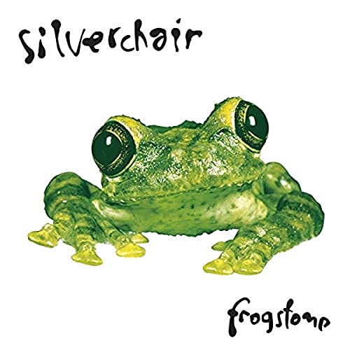 Album cover featuring a green frog with large eyes against a white background.