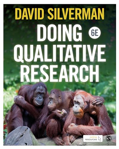 Book cover: “Doing Qualitative Research” with three orangutans.