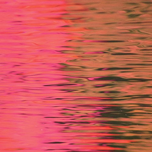 The image depicts a pink and orange abstract background, likely a CD cover. Alt text: Pink and orange abstract background, possibly a CD cover.