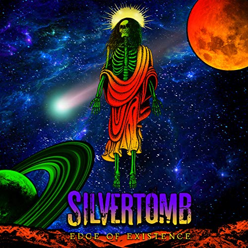 CD cover: skeletal figure in space with planets and a moon.