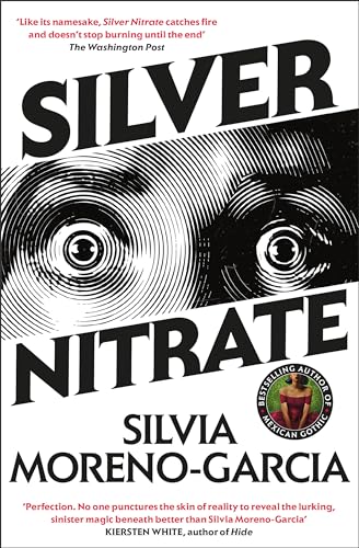 Book cover: “Silver Nitrate” with striking eyes and bold text.