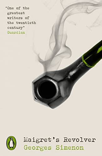 Penguin book cover: a smoking pipe above the title "Maigret's Revolver".