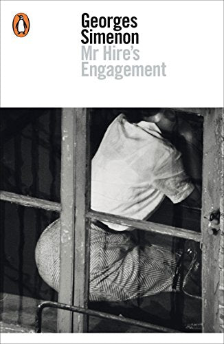 Book cover: "Mr Hire's Engagement" with a man seen through bars.