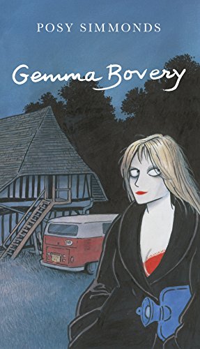 Book cover: "Gemma Bovery" with illustration of a woman and house.