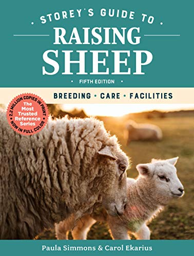 Book cover showing a sheep and lamb in a field with title text above.