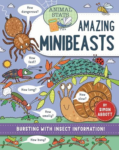 Book cover featuring colorful illustrations of various insects and minibeasts.