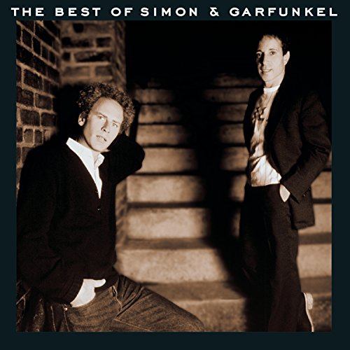 CD cover featuring portraits of Simon & Garfunkel against a brick wall.