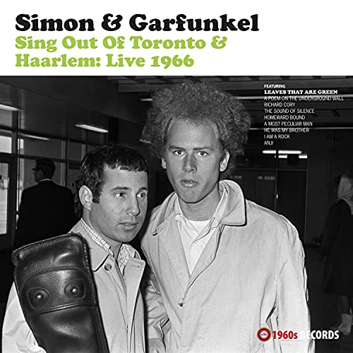 Simon & Garfunkel album cover, featuring a black and white portrait of the duo.