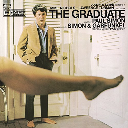 Album cover for "The Graduate" featuring a man and a leg in stocking.